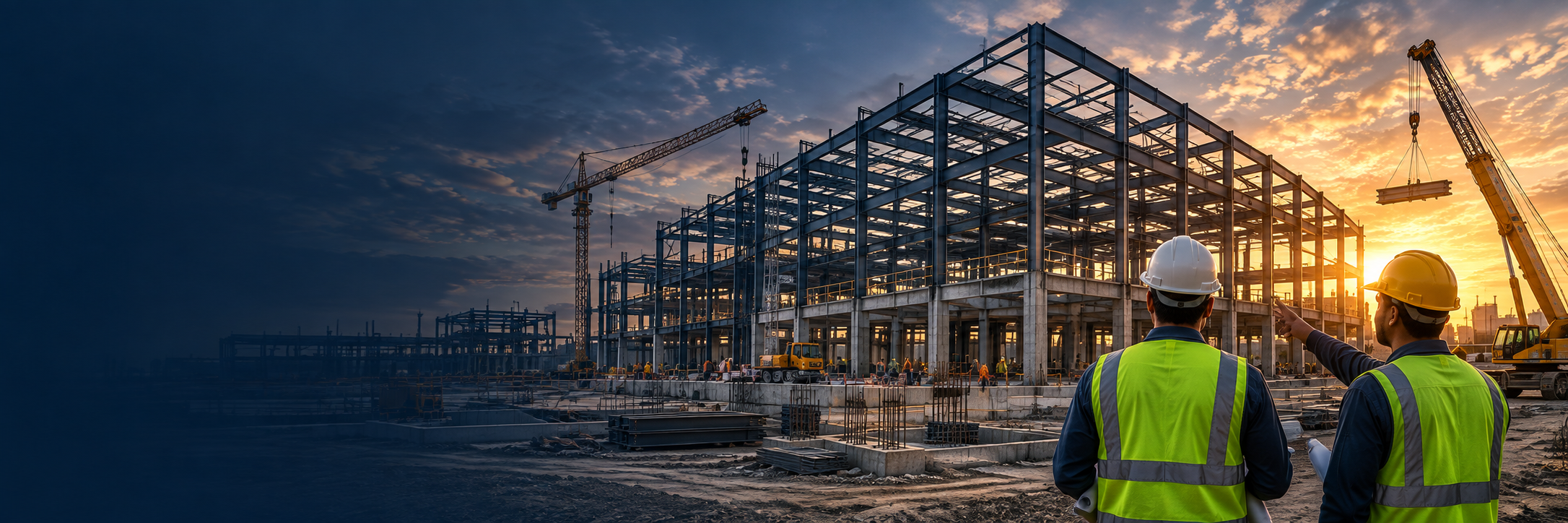 Industrial Structural Steel Framework